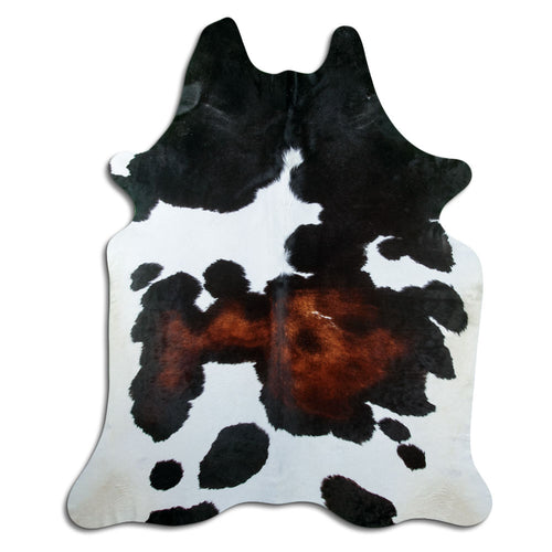 Tricolor Cowhide Rug XXL