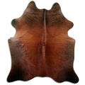 Brown Cowhide Rug L