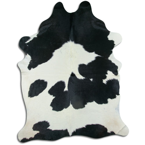 Black & White Cowhide Rug XXL