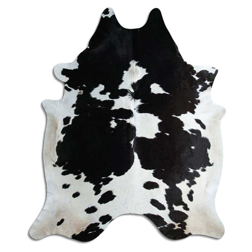 Black & White Cowhide Rug XXXL