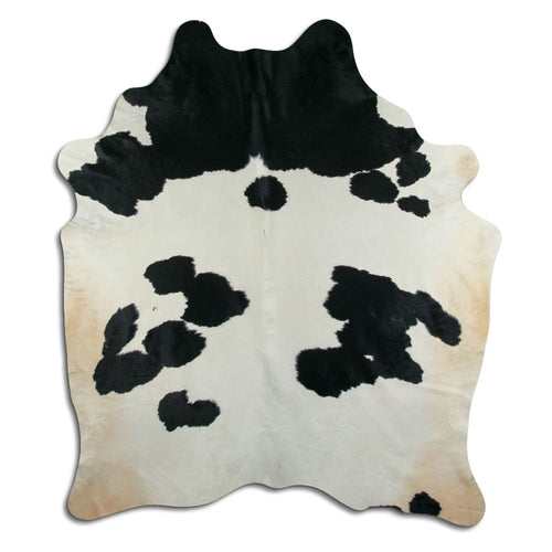 Black & White Cowhide Rug XXL