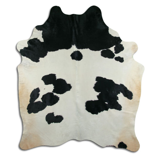 Black & White Cowhide Rug XXL