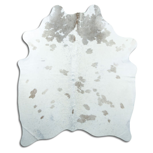 Brown & White Cowhide Rug L