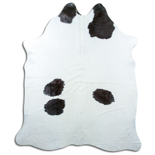 Black & White Cowhide Rug XXL