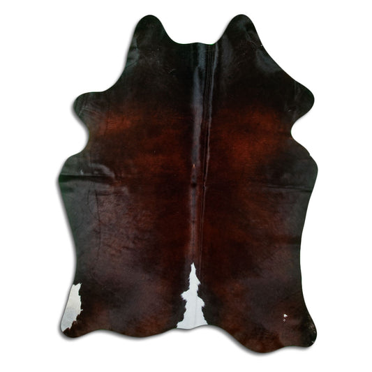 Brown Cowhide Rug L