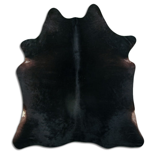 Black Cowhide Rug XL