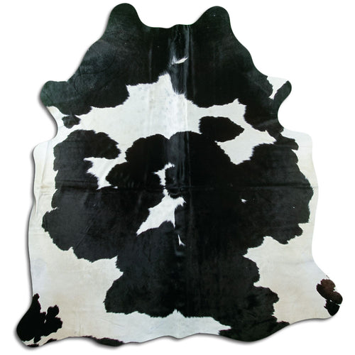 Black & White Cowhide Rug L