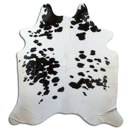 Black & White Cowhide Rug XL