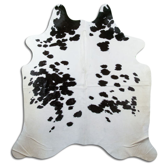 Black & White Cowhide Rug XL