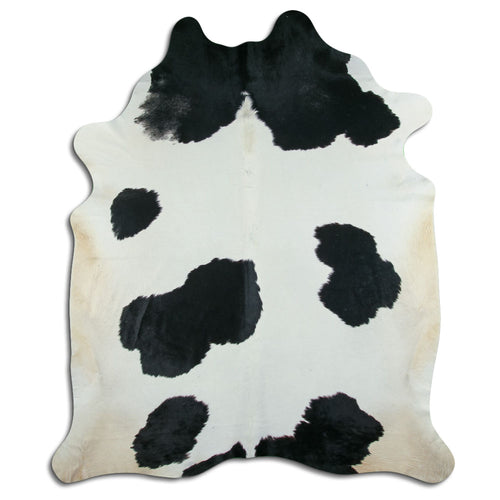 Black & White Cowhide Rug XXXL