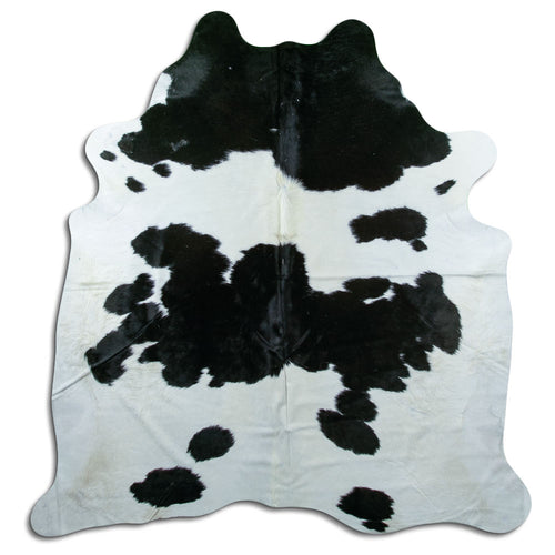 Black & White Cowhide Rug XL