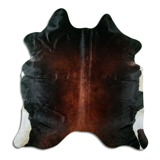Brown Cowhide Rug L