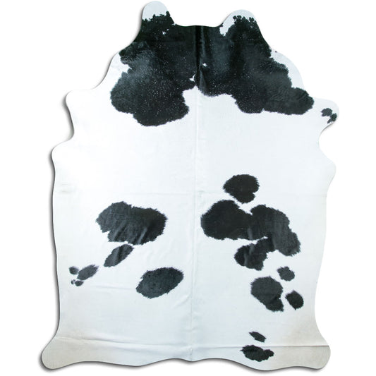 Black & White Cowhide Rug XXXL