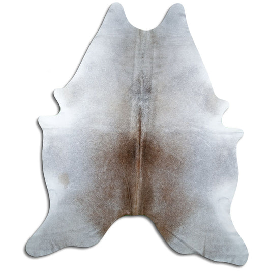 Tan Grey Cowhide Rug XXL