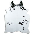 Black & White Cowhide Rug XXL