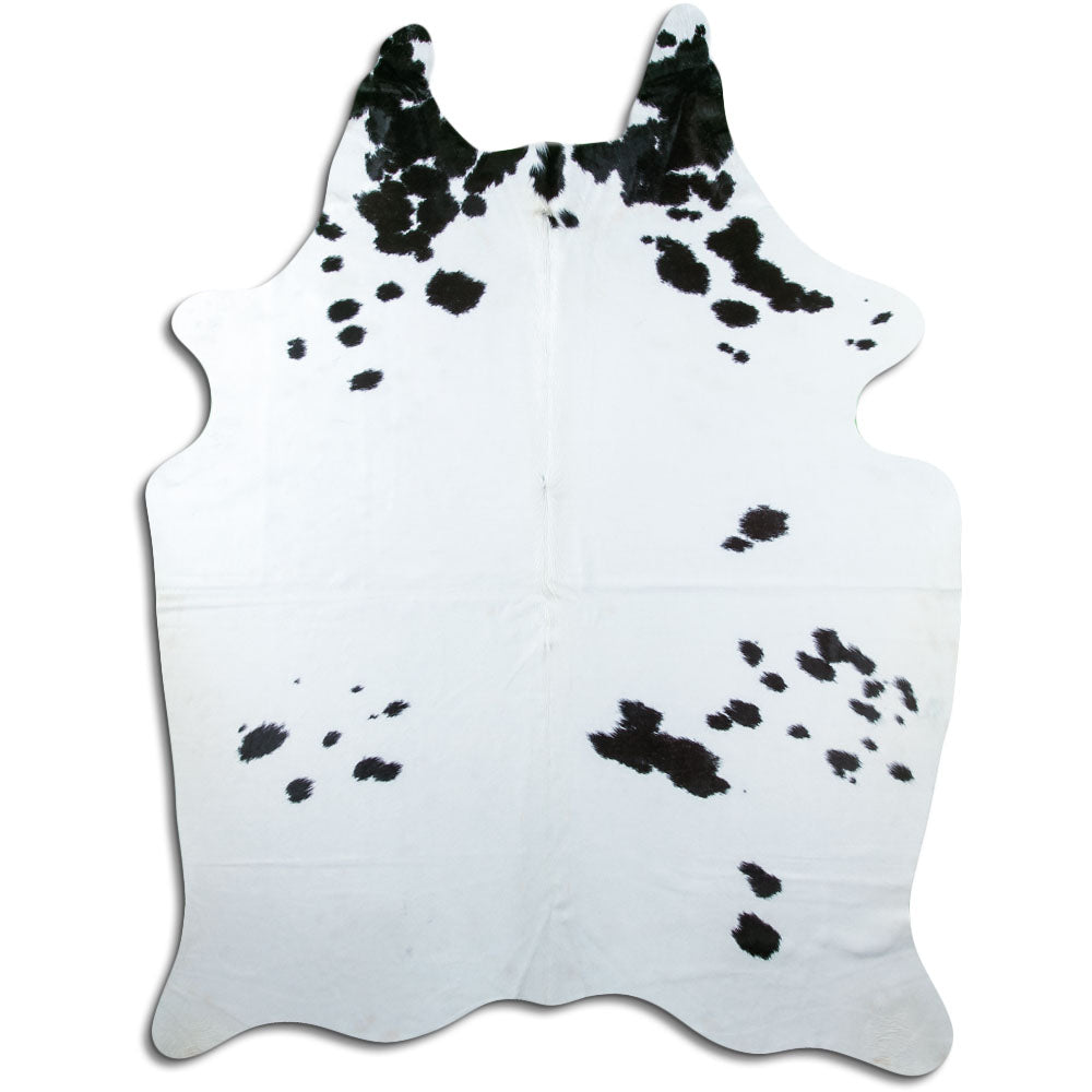Black & White Cowhide Rug XXL