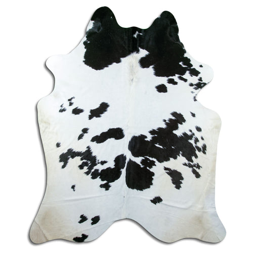 Black & White Cowhide Rug XXL