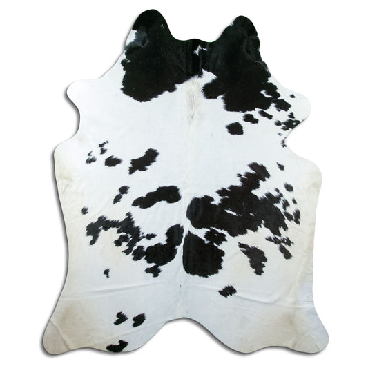 Black & White Cowhide Rug XXL