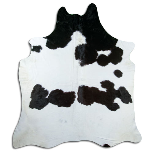 Black & White Cowhide Rug XXL