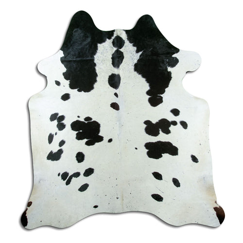 Black & White Cowhide Rug XL