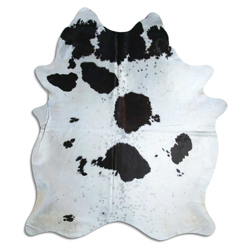 Black & White Cowhide Rug XXL