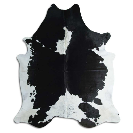 Black & White Cowhide Rug XXL