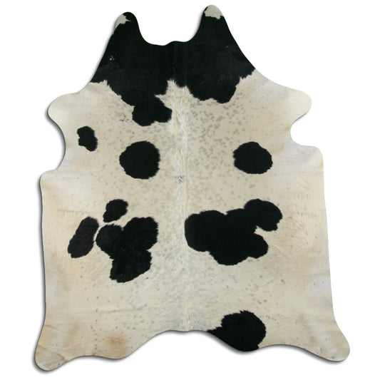 Black & White Cowhide Rug XXL