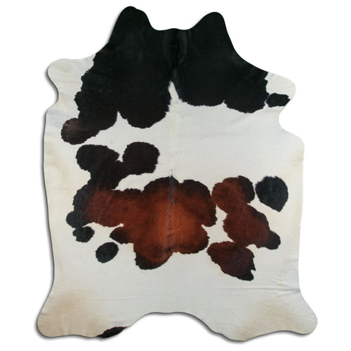 Tricolor Cowhide Rug XXL