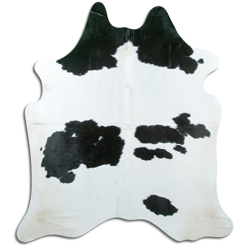 Black & White Cowhide Rug XL