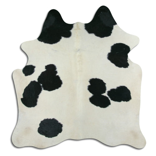 Black & White Cowhide Rug M
