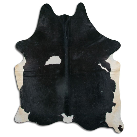 Black & White Cowhide Rug XL