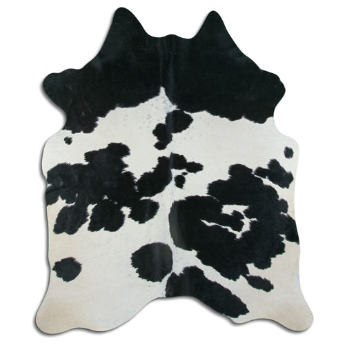 Black & White Cowhide Rug M
