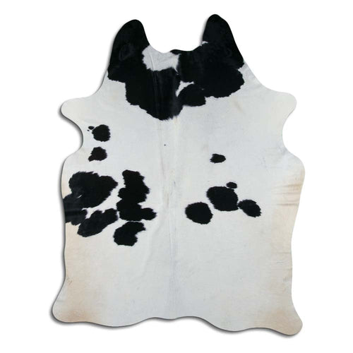 Black & White Cowhide Rug XXL