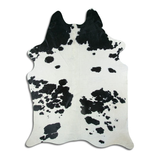Black & White Cowhide Rug XXL