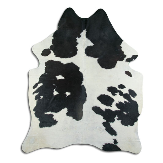 Black & White Cowhide Rug XXL