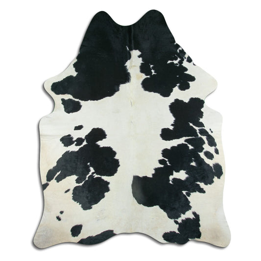 Black & White Cowhide Rug XL