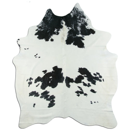 Black & White Cowhide Rug XL