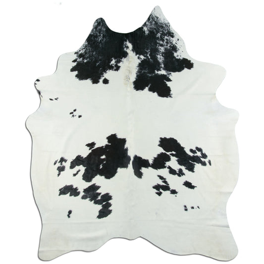 Black & White Cowhide Rug XL