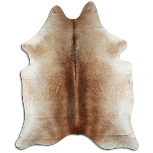 Tan Grey Cowhide Rug XL