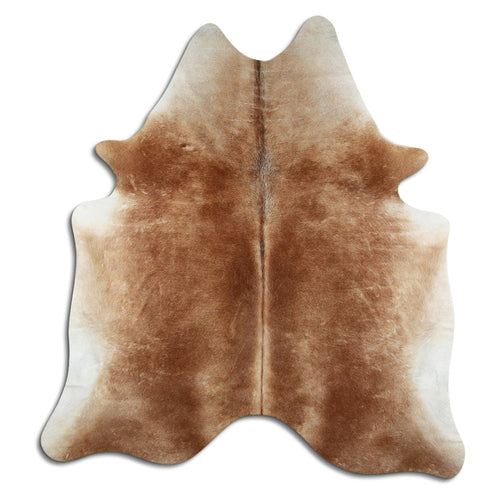 Tan Grey Cowhide Rug L
