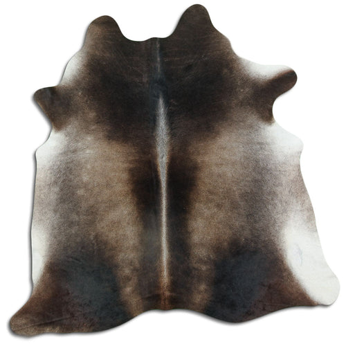 Tan Grey Cowhide Rug M