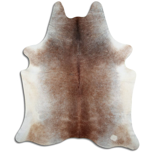 Tan Grey Cowhide Rug XXL
