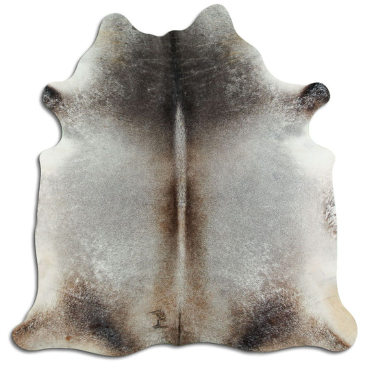 Tan Grey Cowhide Rug M