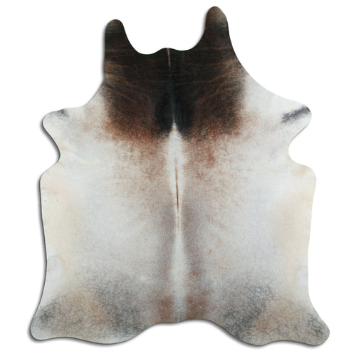 Tan Grey Cowhide Rug XXL