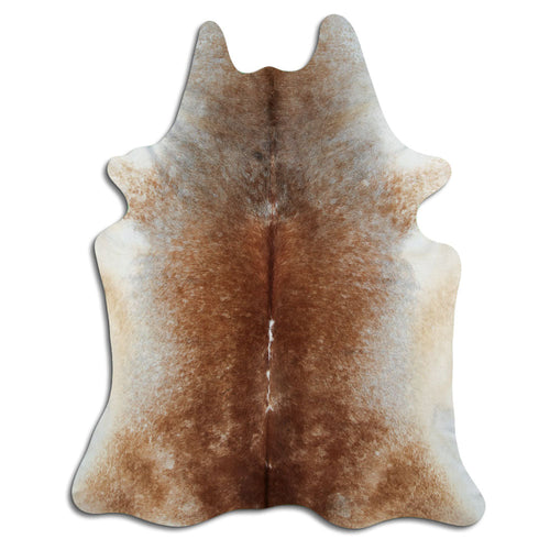 Tan Grey Cowhide Rug XXL