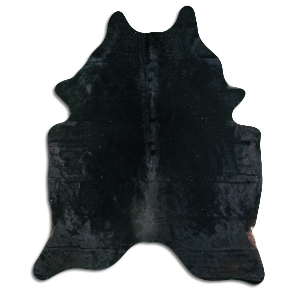 Black Cowhide Rug XL