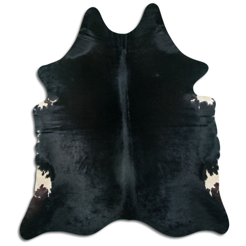 Black Cowhide Rug XL