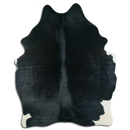 Black Cowhide Rug XL