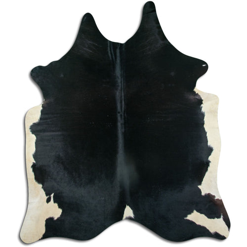 Black Cowhide Rug XL