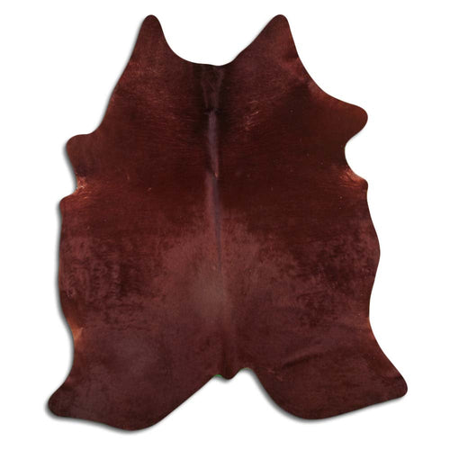 Brown Cowhide Rug L